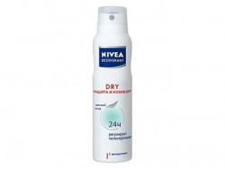 Дезодорант-антиперспирант для женщин, Nivea (Нивея) 150 мл драй защита и комфорт спрей